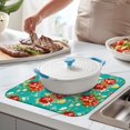 thumbnail image 2 of Dish Drying Mat, Highly Absorbent Microfiber Kitchen Counter Mat, Dish Drying Pad for Dishes, Utensils, Pots and Pans, Large 16" x 18" Green, 2 of 6