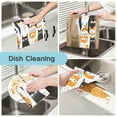 thumbnail image 2 of 6 Packs Funny Scandinavian Cats Kitchen Dish Towels Soft Absorbent Dish Cloths 11"x11", 2 of 9