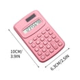 thumbnail image 3 of HauiWeiLyai Basic Standard Calculators Mini Digital Desktop Calculator With 8-Digit LCD Display. Smart Calculator Pocket Size For Home School For Kids, Back-to-school savings, 3 of 6