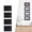 Black, variant on ZFSBZBS Hanging Picture Frames,4 Openings Collage Photo Frames Casual Style Engineered Wood Frames for Vertical Pictures for Wall Decor,White