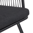 thumbnail image 5 of Bouclair Chaise en Corde d'Extérieur Noire, 5 of 5