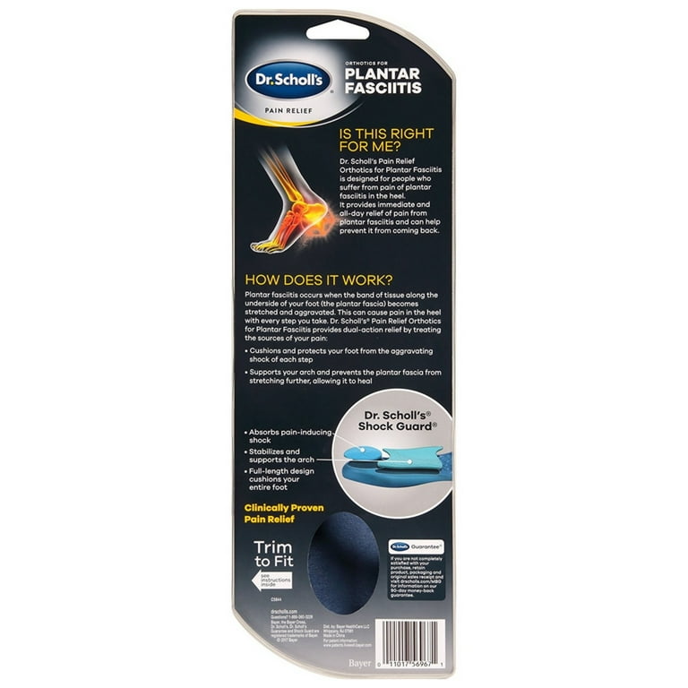 Dr. Scholl's® Pain Relief Orthotics For Plantar Fasciitis – AA Laquis  Healthcare Solutions