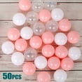 thumbnail image 1 of 50 Uds. Pelotas Para Niños, 1,6 Pulgadas Ocean Ball Swim Pit Toys Bpa-Free Colorful Fun Balls Macaron Ocean Balls Para Interior Y Exterior Muyoka Hogar, 1 of 7
