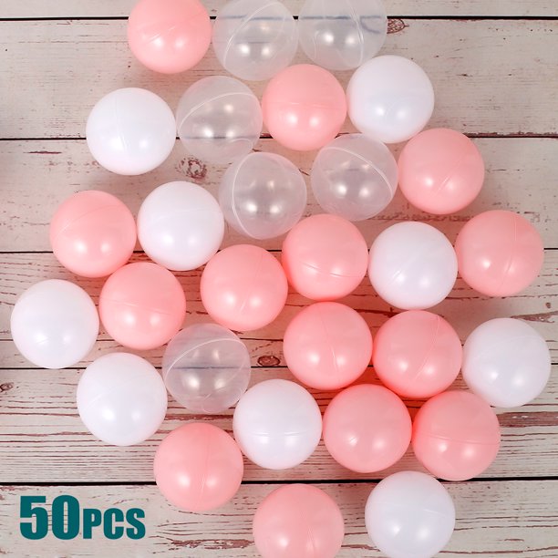 50 Uds. Bolas Oceánicas De 1,6 Pulgadas, Coloridas Y Divertidas Bolas De Plástico Para Patio De Recreo, Sin Bpa Para Bebés Y Niños, Se Puede Comentar El Color Muyoka Hogar