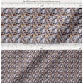 thumbnail image 2 of Soimoi Cotton Cambric Fabric Paw & Puppies Cartoon Decor Fabric Printed Yard 42 Inch Wide, 2 of 7