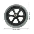 thumbnail image 5 of LEORX Universal Wheelchair Front Wheel Silent Rolling Grey Steel, 5 of 5