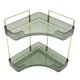thumbnail image 1 of Organizador De Mostrador De Baño, Estante Esquinero De Metal De Fácil Montaje Para Encimera, Almacenamiento De Cosméticos Y Maquillaje Para Baño Y Cocina, 1 of 7