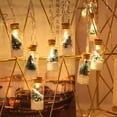 thumbnail image 3 of serony Christmas Tree Night Light String Lamp Strip Party Layout Props Atmospheres Lighting Decorative Supply Living Room Office 2M 20 Lights, 3 of 8