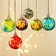 thumbnail image 2 of Nuevos adornos navideños de cristal soplados a mano para colgar, bolas de brujas coloridas, decoración para árbol, bolas de la amistad, decoración para fiestas, 2 of 5