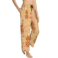 thumbnail image 2 of Xecao Pineapples Women's Straight Lounge Pajama Pants: The Epitome of Relaxed Sleepwear, 2 of 9
