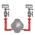 thumbnail image 2 of Gupbes Sports Camera Holder, Dual Flashlight Bracket, Diving For Hanging Flash With Two Handle Bars Flash Equipment Diving Flashlight, 2 of 8