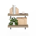 thumbnail image 5 of Furinno TANNA 22-Inch Wall Mounted Floating Display Shelves in Natural Set of 2, 5 of 6