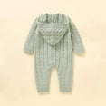 thumbnail image 3 of Timegard Infant Baby Clothes Newborn Knit Hoodies Onesie Button up Comfy Toddler Boys Girls Outfits, 3 of 3