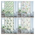 thumbnail image 2 of Window Privacy Film Photo Of Plant Leaves Electrostatic Frosted Glass Film Opaque Bedroom And Bathroom Hidden Sliding Door Private PVC Sticker, 2 of 8