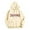 Beige, variant on Vedolay Sweatshirt for Men Hooded Pocket Open Front Ribbed Knit Jacket Sweater Coffee,M