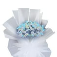 thumbnail image 3 of Ramo de tulipanes artificiales, kit de bricolaje, ramo de tulipanes, regalo, ramo de novia, adorno de mesa Azul, 3 of 9