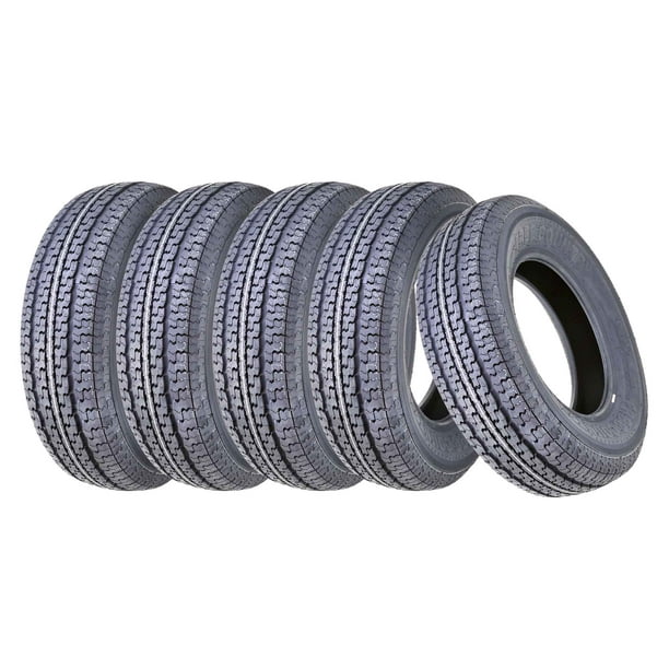 5 New Premium FREE COUNTRY Trailer Tires ST 205 75R15 / 8PR Load Range
