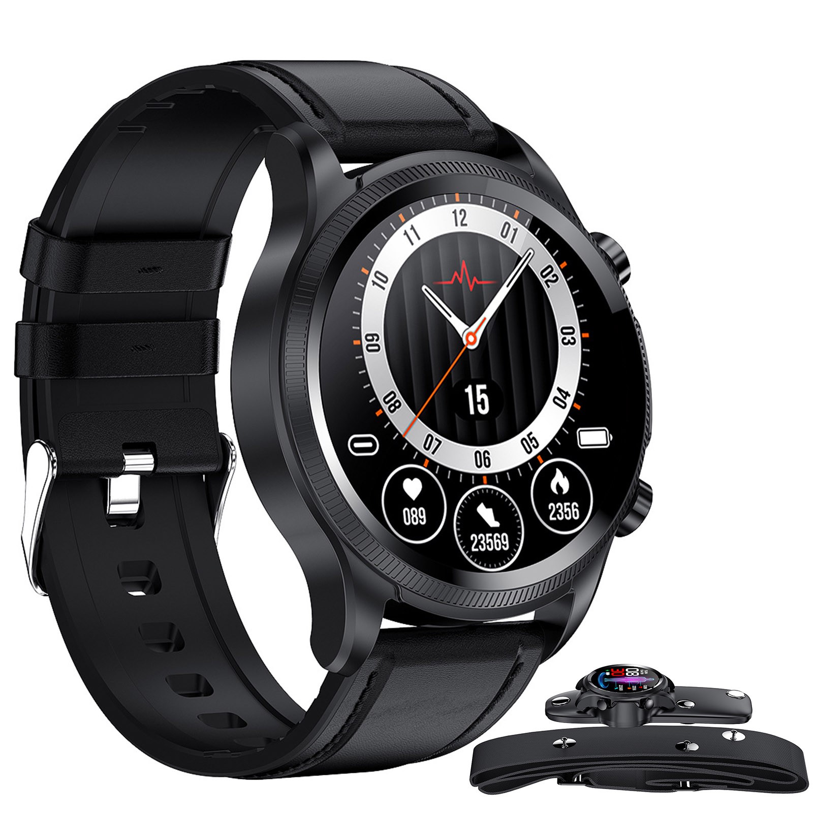 FreshLook Smart Watch for Men E400 Cardiac Blood Glucose High End Smart