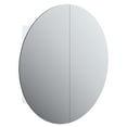 thumbnail image 1 of Mueble de baño VidaXL blanco con luces LED y espejo redondo, 1 of 8