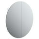 thumbnail image 1 of Mueble de baño VidaXL blanco con luces LED y espejo redondo, 1 of 8