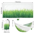 thumbnail image 2 of Hanging Hammock Portable Travel Camping For Outdooor Beach Camping Hiking Long Green Grass, 2 of 8