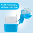 thumbnail image 6 of Denture Soaking Cup Dental Retainer Case Cleaning with Strainer Basket, Orthodontic Bath Box Mouthguard Storage Holder - Leak Proof and Lid Waterproof, 6 of 9