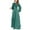 Green, variant on Wedding Guest Dress Long Sleeve Solid Neck Long Sleeve Drawstring Waist Puff Sleeve Banquet Long Dress,Birthday Dresses for Women,Women Party Dress,Green,M