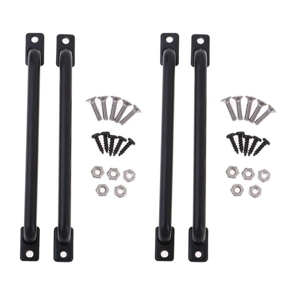 1: / C o 75mm Cuerpo Shell Pasamanos 4 Piezas Para per per per Axial SCX10 Hugo Pasamanos de la carcasa del cuerpo del coche RC