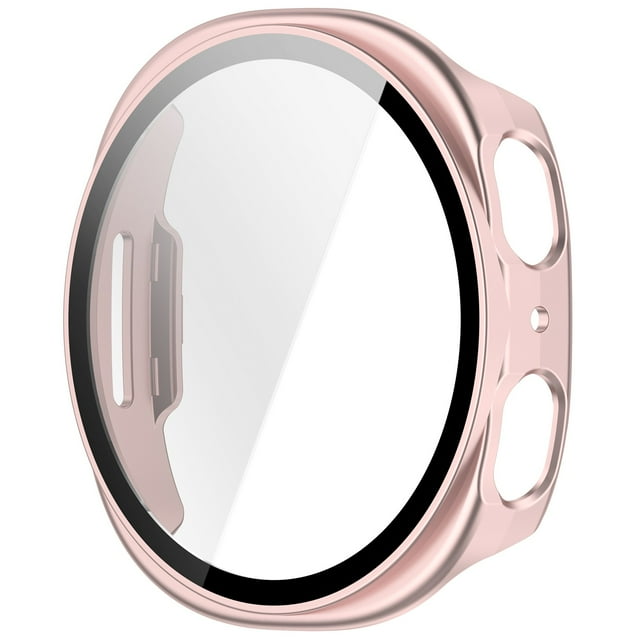 BotaniNest Galaxy Watch 8 44mm Screen Protector With PC Smart Watch Accessories Full Coverage Tempered Glass Protective Cover For