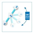 thumbnail image 7 of ANZZI Triple Suction Grab Bar with 180° Swiveling SafeGrip Handle, Bathroom Suction Grab Bar 20 in., 7 of 7