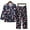 Multicolor, variant on Aueoeo Women's 2 Piece Pajamas Set Floral Printed Long Sleeve Button -Down Blouse & Pants Loungewear Nightwear Pjs Sets Multicolor XX-Large