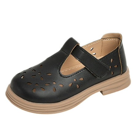 

Girls Shoes Spring and Autumn New Hollow Small Leather Shoes Girls Shoes Middle and Big Children Breathable Shoes Size 2 Shoes Baby Girl Outlooks Sandals Girl Shoes Sandals 12 Girls Girl Thongs for