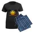 thumbnail image 5 of CafePress - Florida Indian Rocks Beach Pajamas - Women's Short Sleeve Print T-Shirt and Pants Dark Cotton Pajama Set, 5 of 7