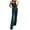 Green, variant on Lenpel Women's Sleeveless Jumpsuits Dressy Casual V Neck off Shoulder Wide Leg Rompers Elegant Jumpsuits