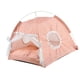 thumbnail image 2 of Tienda de campaña para mascotas Nikou desmontable lavable suave color rosa, 2 of 12
