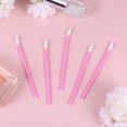 thumbnail image 3 of EeaseCA 200pcs Disposable Lipstick Brushes Hollow Lip Gloss Applicators Sticks Makeup Tools (Pink), 3 of 7