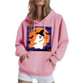 thumbnail image 2 of Sudadera con capucha de manga larga para mujer, informal, con capucha, para exteriores y chaquetas, ropa deportiva de moda para mujer, con capucha y ropa de invierno, sudadera con capucha de manga lar, 2 of 6