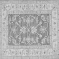 thumbnail image 1 of Ahgly Company Indoor Square Oriental Gray Traditional Area Rugs, 8' Square, 1 of 1
