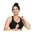 thumbnail image 6 of Glamorise Zip Up Front-Closure Sports Wirefree Bra 9266 (Women's & Women's Plus), 6 of 9