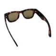 thumbnail image 6 of Classic Square Sunglasses for Men Women UV400 Protection Retro Thick Fat Bevel Frame Tortoise Frame Brown Lens, 6 of 7
