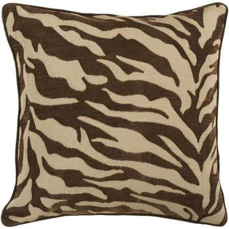 Art Of Knot River Hand Crafted Zippy Zebra Decorative Pillow With