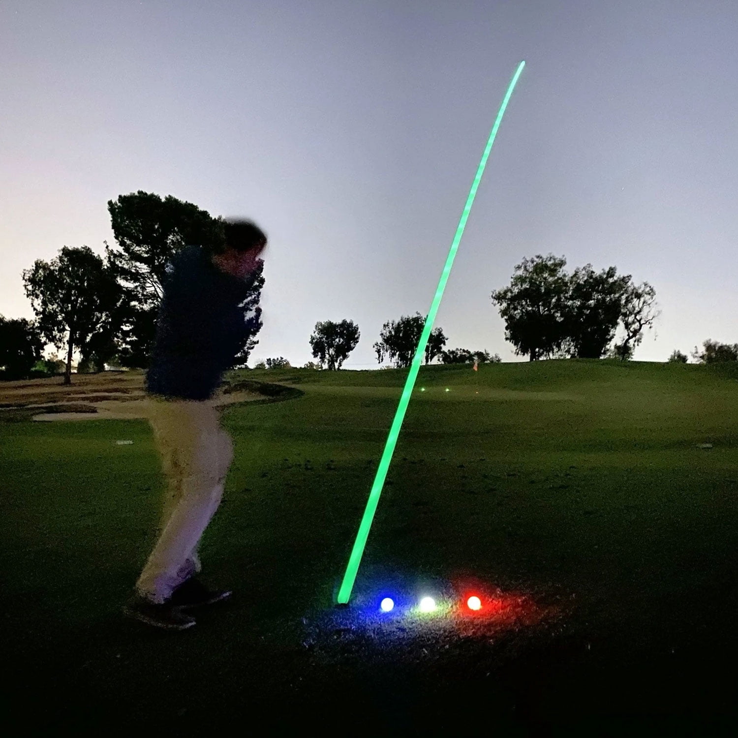 GoSports Light Up LED Golf Balls 12 Pack - Impact Activated with 10 Minute Timer