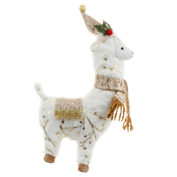 Lynono Co.,Ltd Adorable Plush Alpacas Figure Warm Home Decoration For Seasonal Celebration