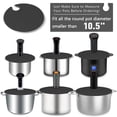 thumbnail image 2 of Sous Vide Lid for Cooking Silicone Sous Vide Lid for Stock Pots, 2 of 6