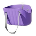 thumbnail image 3 of Bolsa de transporte para exteriores para gatos, bolsa de viaje para gatitos, bolso para exteriores para cachorros de EVA, transpirable para conejitos, Púrpura, 3 of 8