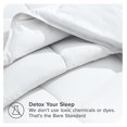 thumbnail image 7 of Duvet Insert Comforter - Queen Size - Goose Down Alternative - Ultra-Soft - Premium 1800 Series - All Season Warmth - Bedding Comforter (Queen, White), 7 of 7