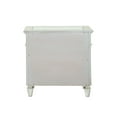 thumbnail image 6 of ACME Varian 3-Drawer Wooden Nightstand with Sunburst Trim in Silver Mirrored, 6 of 7