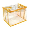 thumbnail image 3 of QSTDGVPW Book Storage Organizer Dustproof Portable Spacious Capacity File Storage Box Yellow, 3 of 9