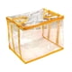 thumbnail image 4 of Organizador de almacenamiento de libros Clear Space Saving PVC Fácil mantenimiento de estantería a prueba de polvo Capacidad espaciosa Bolsa de polvo Amarillo, 4 of 8