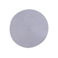 thumbnail image 2 of Tuvgenk Woven Placemat 15 Inch for Kitchen Dining Cotton Easy Clean Table Mat Gray for Birthday Party Decor Stain Resistant Waterproof Round, 2 of 4